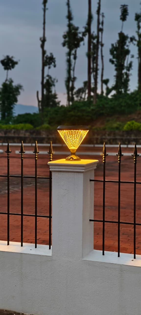 Tapetum Opal Pillar Compound Lights — real installation photo
